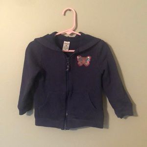 Carters girls 3t zip hoodie